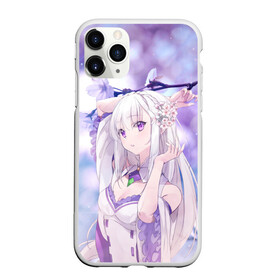 Чехол для iPhone 11 Pro матовый с принтом Эмилия в Тюмени, Силикон |  | anime | emilia | re zero | re: zero kara hajimeru isekai seikatsu | re: жизнь с нуля в альтернативном мире | ре зеро | эмилия