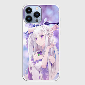 Чехол для iPhone 13 Pro Max с принтом Эмилия в Тюмени,  |  | anime | emilia | re zero | re: zero kara hajimeru isekai seikatsu | re: жизнь с нуля в альтернативном мире | ре зеро | эмилия