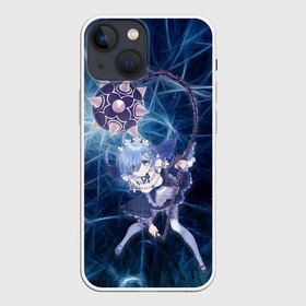 Чехол для iPhone 13 mini с принтом Рэм в Тюмени,  |  | anime | re zero | re: zero kara hajimeru isekai seikatsu | re: жизнь с нуля в альтернативном мире | rem | демон | ре зеро | рем | рэм