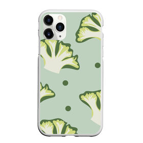 Чехол для iPhone 11 Pro Max матовый с принтом Брокколи - зеленый узор в Тюмени, Силикон |  | Тематика изображения на принте: брокколи | здоровое питание | зеленый | зож | паттерн | растения | узор | фитнес