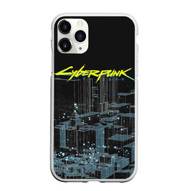 Чехол для iPhone 11 Pro Max матовый с принтом Город CYBERPUNK 2077 в Тюмени, Силикон |  | 2077 | cyberpunk | cyberpunk 2077 | город | игра | киберпанк | панк