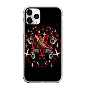 Чехол для iPhone 11 Pro матовый с принтом Satanic Cat в Тюмени, Силикон |  | Тематика изображения на принте: satan | киска | кот | кот мем | кошечка | кошка | кошки и коты | лиса | лисы | мем | мемы | с кошкой | сатана