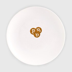 Тарелка с принтом BITCOIN в Тюмени, фарфор | диаметр - 210 мм
диаметр для нанесения принта - 120 мм | bitcoin | btc | биткоин | валюта | деньги | криптовалюта