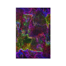 Обложка для паспорта матовая кожа с принтом Энергия в красках в Тюмени, натуральная матовая кожа | размер 19,3 х 13,7 см; прозрачные пластиковые крепления | abstract | color | energy | gradient | neon | pattern | space | texture | абстрактный | абстракция | волны | всплеск | градиент | дым | искусство | космические | краски | красочный | неон | неоновый | сияние | текстура | туман