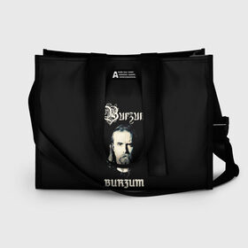 Сумка-шоппер 3D с принтом Burzum в Тюмени, 100% полиэстер | застегивается на металлическую кнопку; внутренний карман застегивается на молнию. Стенки укреплены специальным мягким материалом, чтобы защитить содержимое от несильных ударов
 | бородач | варг викернес | металл | музыка | музыкальный проект | музыкант | норвежская музыка | писатель | рок | рокер | тьма