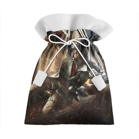 Подарочный 3D мешок с принтом Assassin’s Creed Syndicate (S) в Тюмени, 100% полиэстер | Размер: 29*39 см | black flag | brotherhood | chronicles | creed | game | origins | revelations | rogue | syndicate | unity | valhalla | альтаир | ассасин | игры | кинжал | пираты