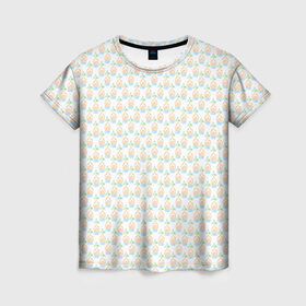 Женская футболка 3D с принтом узор четыре элемента в Тюмени, 100% полиэфир ( синтетическое хлопкоподобное полотно) | прямой крой, круглый вырез горловины, длина до линии бедер | doodle | вода | воздух | земля | значки | огонь | узор | элементы
