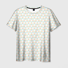 Мужская футболка 3D с принтом узор четыре элемента в Тюмени, 100% полиэфир | прямой крой, круглый вырез горловины, длина до линии бедер | Тематика изображения на принте: doodle | вода | воздух | земля | значки | огонь | узор | элементы