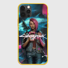 Чехол для iPhone 12 Pro Max с принтом CYBERPUNK 2077 (+спина) (Z) в Тюмени, Силикон |  | cd project red | cyberpunk 2077 | keanu reeves | samurai | vi | ви | киану ривз | киберпанк 2077 | самураи