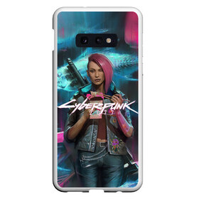 Чехол для Samsung S10E с принтом CYBERPUNK 2077 (+спина) (Z) в Тюмени, Силикон | Область печати: задняя сторона чехла, без боковых панелей | cd project red | cyberpunk 2077 | keanu reeves | samurai | vi | ви | киану ривз | киберпанк 2077 | самураи