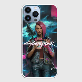 Чехол для iPhone 13 Pro Max с принтом CYBERPUNK 2077 (+спина) (Z) в Тюмени,  |  | cd project red | cyberpunk 2077 | keanu reeves | samurai | vi | ви | киану ривз | киберпанк 2077 | самураи