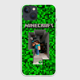 Чехол для iPhone 13 с принтом Minecraft в Тюмени,  |  | minecraft | алекс | белый | блоки | ведьма | взрывчатка | визера | волк | гаст | добывать | дракон | зеленый куб | зомби | игра | крафт | крипер | кубики | лошадка | майн | майнкрафт | манкрафт | овечка | оцелот
