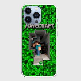 Чехол для iPhone 13 Pro с принтом Minecraft в Тюмени,  |  | minecraft | алекс | белый | блоки | ведьма | взрывчатка | визера | волк | гаст | добывать | дракон | зеленый куб | зомби | игра | крафт | крипер | кубики | лошадка | майн | майнкрафт | манкрафт | овечка | оцелот