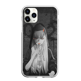 Чехол для iPhone 11 Pro Max матовый с принтом Zero Two в Тюмени, Силикон |  | darling | darling in the franxx | zero two | вайфу | зеро ту | код 002 | любимый во франксе | франкс