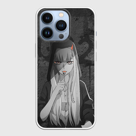 Чехол для iPhone 13 Pro с принтом Zero Two Меланхолия в Тюмени,  |  | darling | darling in the franxx | zero two | вайфу | зеро ту | код 002 | любимый во франксе | франкс