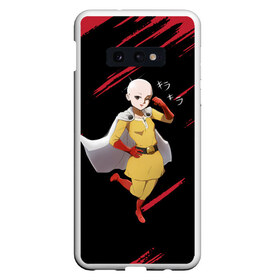 Чехол для Samsung S10E с принтом One Punch Girl в Тюмени, Силикон | Область печати: задняя сторона чехла, без боковых панелей | Тематика изображения на принте: anime | one punch girl | one punch man | аниме | анимэ | бэнг | ван панч мэн | ванпанчмен | генос | кинг | сайтама | соник | супер герой | торнадо | уан панч гирл | уан панч мен