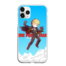 Чехол для iPhone 11 Pro Max матовый с принтом Гелиос One Punch Man в Тюмени, Силикон |  | anime | one punch man | аниме | анимэ | бэнг | ван панч мэн | ванпанчмен | генос | кинг | сайтама | соник | супер герой | торнадо | уан панч мен