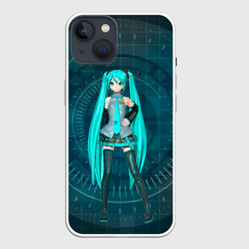 Чехол для iPhone 13 с принтом Мику Хацуне в Тюмени,  |  | hatsune | miku | vocaloid | вокалоид | мику | мику хацунэ | хацуне