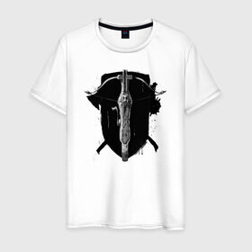 Мужская футболка хлопок с принтом Hunters crossbow в Тюмени, 100% хлопок | прямой крой, круглый вырез горловины, длина до линии бедер, слегка спущенное плечо. | crossbow | fantasy | hunter | medival | weapon | арбалет | оружие | охотник | средневековье | фэнтэзи