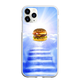 Чехол для iPhone 11 Pro Max матовый с принтом Райский бургер в Тюмени, Силикон |  | Тематика изображения на принте: food | hamburger | hot dog | ангел | блики | булка | булочка | бургер | бутерброд | вкусняшки | гамбургер | еда | котлета | лестница | лучи | небесный | небо | обжора | облака | пейзаж | природа | рай | сендвич