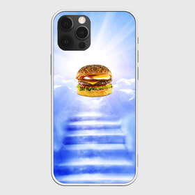Чехол для iPhone 12 Pro Max с принтом Райский бургер в Тюмени, Силикон |  | Тематика изображения на принте: food | hamburger | hot dog | ангел | блики | булка | булочка | бургер | бутерброд | вкусняшки | гамбургер | еда | котлета | лестница | лучи | небесный | небо | обжора | облака | пейзаж | природа | рай | сендвич