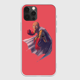 Чехол для iPhone 12 Pro Max с принтом Сайтама One Punch Man в Тюмени, Силикон |  | Тематика изображения на принте: anime | one punch man | аниме | анимэ | бэнг | ван панч мэн | ванпанчмен | генос | кинг | сайтама | соник | супер герой | торнадо | уан панч мен