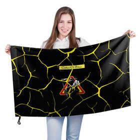 Флаг 3D с принтом Children of Bodom в Тюмени, 100% полиэстер | плотность ткани — 95 г/м2, размер — 67 х 109 см. Принт наносится с одной стороны | children of bodom | группа | дети озера бодом | дэт метал | мелодик дэт метал | пауэр метал | трэш метал