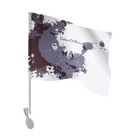 Флаг для автомобиля с принтом Children of Bodom в Тюмени, 100% полиэстер | Размер: 30*21 см | children of bodom | группа | дети озера бодом | дэт метал | мелодик дэт метал | пауэр метал | трэш метал