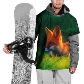 Накидка на куртку 3D с принтом Рыжая лиса в Тюмени, 100% полиэстер |  | Тематика изображения на принте: fox | foxy | животное | звери | лиса | лисенок | лисичка | милая | рыжая | фокс