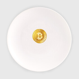 Тарелка с принтом bitcoin в Тюмени, фарфор | диаметр - 210 мм
диаметр для нанесения принта - 120 мм | Тематика изображения на принте: bitcoin | btc | биткоин | валюта | деньги | криптовалюта