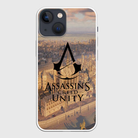 Чехол для iPhone 13 mini с принтом Assassin’s Creed Unity в Тюмени,  |  | black flag | brotherhood | chronicles | creed | game | origins | revelations | rogue | syndicate | unity | valhalla | альтаир | ассасин | игры | кинжал | пираты