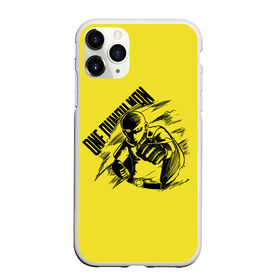 Чехол для iPhone 11 Pro матовый с принтом Сайтама One Punch Man в Тюмени, Силикон |  | Тематика изображения на принте: anime | one punch man | аниме | анимэ | бэнг | ван панч мэн | ванпанчмен | генос | кинг | сайтама | соник | супер герой | торнадо | уан панч мен