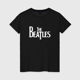 Женская футболка хлопок с принтом The Beatles в Тюмени, 100% хлопок | прямой крой, круглый вырез горловины, длина до линии бедер, слегка спущенное плечо | Тематика изображения на принте: beatles | john lennon | music | paul mccartney | rock | the beatles | yellow submarine | yesterday | битлз | битлс | битлы | джон леннон | леннон | маккартни | музыка | пол маккартни | рок