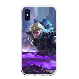 Чехол для iPhone XS Max матовый с принтом Алукард - Mobile Legends в Тюмени, Силикон | Область печати: задняя сторона чехла, без боковых панелей | alukard | bang bang | game | mlbb | moba | mobile legends | warrior | алукард | боец | воин | герой | защитник | игра | игра на телефон | легенда | персонаж