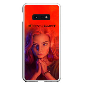 Чехол для Samsung S10E с принтом Queens Gambit Ход Королевы в Тюмени, Силикон | Область печати: задняя сторона чехла, без боковых панелей | Тематика изображения на принте: the queens gambit | бэт хармон | королева | милая девушка | рыжая | рыжая девушка | сериал | сериал про шахматы | ход королевы | шахматы | элизабет хармон