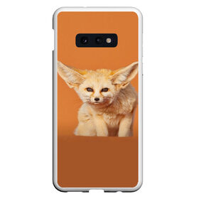 Чехол для Samsung S10E с принтом Забавный лисенок в Тюмени, Силикон | Область печати: задняя сторона чехла, без боковых панелей | Тематика изображения на принте: fox | foxy | животное | звери | лиса | лисенок | лисичка | милая | рыжая | фокс