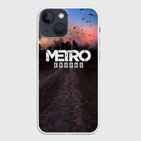 Чехол для iPhone 13 mini с принтом Metro Exodus в Тюмени,  |  | 2033 | exodus | metro | metro 2033 | metro exodus | stalker | апокалипсис | диггер | дигеры | метро | разрушка | эпидемия