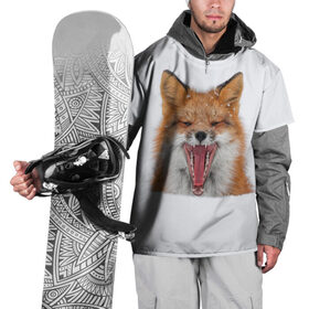Накидка на куртку 3D с принтом Снежная лиса в Тюмени, 100% полиэстер |  | Тематика изображения на принте: fox | foxy | животное | звери | лиса | лисенок | лисичка | милая | рыжая | фокс