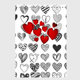 Скетчбук с принтом Сердца в Тюмени, 100% бумага
 | 48 листов, плотность листов — 100 г/м2, плотность картонной обложки — 250 г/м2. Листы скреплены сверху удобной пружинной спиралью | Тематика изображения на принте: 14 февраля | hearts background | валентинов день | влюбленным | девушке | день святого валентина | жене | кардиологу | любимой | любимому | люблю | любовь | мужу | парню | сердца графика | сердца фон