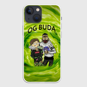 Чехол для iPhone 13 mini с принтом Репер   OG Buda в Тюмени,  |  | Тематика изображения на принте: lil melon | og buda | seemee. | оджи буда | репер | рэп исполнитель | федук