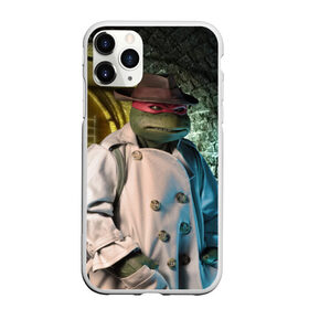 Чехол для iPhone 11 Pro матовый с принтом Raph в Тюмени, Силикон |  | Тематика изображения на принте: 1990 | tnmt | turtles | ниндзя | ретро | фильм | черепашки