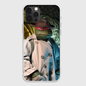 Чехол для iPhone 12 Pro с принтом Raph в Тюмени, силикон | область печати: задняя сторона чехла, без боковых панелей | 1990 | tnmt | turtles | ниндзя | ретро | фильм | черепашки