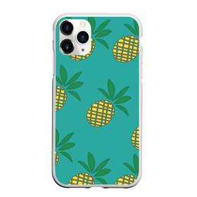 Чехол для iPhone 11 Pro Max матовый с принтом Ананасы в Тюмени, Силикон |  | Тематика изображения на принте: ананас | желтый | зеленый | летний | паттерн | подарок | простой | тропический | узор | фрукт