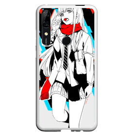 Чехол для Honor P Smart Z с принтом Darling in the Franxx в Тюмени, Силикон | Область печати: задняя сторона чехла, без боковых панелей | Тематика изображения на принте: 002 | 02 | darling in the franxx | zero two | zero two and hiro | любимый во франксе | милый во франксе | ноль два | франкс | хиро