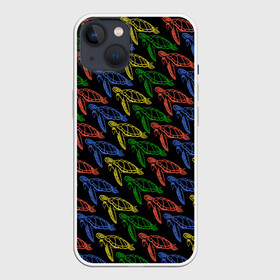 Чехол для iPhone 13 с принтом Черепашки в Тюмени,  |  | животное | минимализм | морской обитатель | питомец | черепаха
