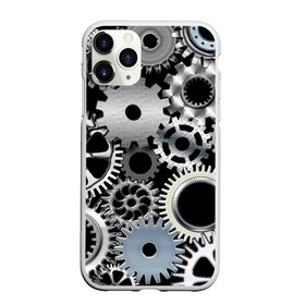 Чехол для iPhone 11 Pro Max матовый с принтом ЧАСОВОЙ МЕХАНИЗМ в Тюмени, Силикон |  | clock | iron | stimpank | time | watch | времяя | железо | зубцы | колеса | механизм | сталь | стимпанк | часы | шестеренки