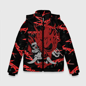 Зимняя куртка для мальчиков 3D с принтом Cyberpunk2077 red samurai в Тюмени, ткань верха — 100% полиэстер; подклад — 100% полиэстер, утеплитель — 100% полиэстер | длина ниже бедра, удлиненная спинка, воротник стойка и отстегивающийся капюшон. Есть боковые карманы с листочкой на кнопках, утяжки по низу изделия и внутренний карман на молнии. 

Предусмотрены светоотражающий принт на спинке, радужный светоотражающий элемент на пуллере молнии и на резинке для утяжки | 2077 | cyber punk 2077 | cyberpunk | cyberpunk2077art | red | samurai | киберпанк | красный 2077