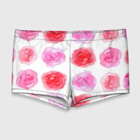 Мужские купальные плавки 3D с принтом Розы в Тюмени, Полиэстер 85%, Спандекс 15% |  | Тематика изображения на принте: весна | красный | паттерн | розовый | розы | цветы
