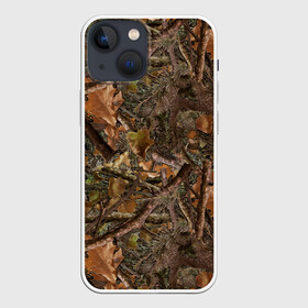 Чехол для iPhone 13 mini с принтом Охотничий камуфляж в Тюмени,  |  | 23 февраля | армия | военная | зелень | камуфляж | листья | маскировка | осень | охота | паттерн | рыбалка | солдат | текстуры
