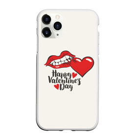 Чехол для iPhone 11 Pro матовый с принтом Happy Valentines Day в Тюмени, Силикон |  | 14 февраля | love | valentines day | амур | валентинка | вторая половинка | день всех влюбленных | купидон | любовь | отношения | подарок любви | поцелуй | праздник любви | романтика | свидание | сердечки